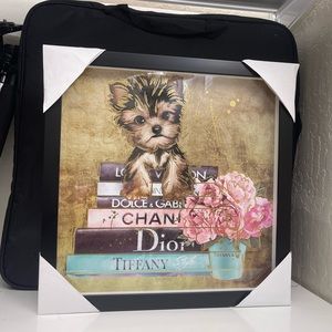 Yorkie wall decor art